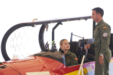 Prinzessin Leonor von Spanien begibt sich auf die Spuren von „Top Gun“