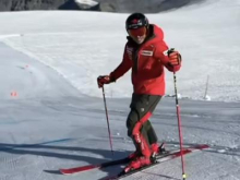 Gino Caviezel 231 dni po grdem padcu spet smuča #video