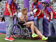 Tina Šutej iz kvalifikacij zanesljivo v finale, Britanka v solzah s prizorišča
