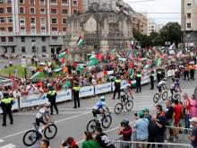 Uci obžaluje špansko vladno podporo protestnikom na Vuelti
