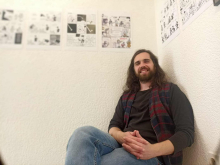 Razstava družbeno aktualnih stripov Petra Kuntariča kot preddogodek Festivala Tinta
