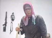 Ukrainian, 19, 'is caught disguised as a granny while attempting to assassinate Russian defence official'