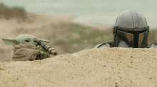 Prvi napovednik Mandalorian in Grogu: lahko 