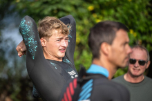 Wörthersee: Rekord! Moritz Markitz schwamm in 3:38 Stunden von Klagenfurt nach Velden