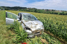 Nach Unfall im Acker: Polizei fand 21-Jährigen schlafend in Unfallwagen