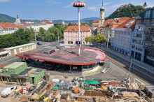 Trassenverordnung: Busbahnhof beim Andreas-Hofer-Platz: Weichenstellung für sieben Busbuchten, Toiletten und mehr