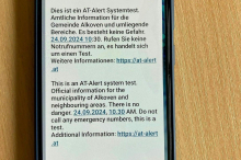 AT-Alert : Kärntner bekommen am Samstag eine Warnung aufs Handy 