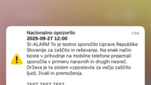 Ali niste dobili testnega sporočila SI-Alarm? Še zdaleč niste edini!