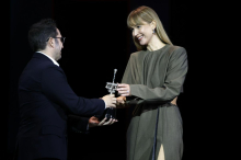 Jennifer Lawrence ob prejemu nagrade donostia: 