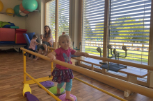 Wie die kleine Ella bei der Kids Chance Bad Radkersburg gehen lernte