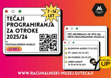 Tečaji programiranja v Računalniškem muzeju