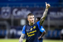Celjski vihar na igrišču, mariborski v slačilnici