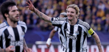 Champions League: Nick Woltemade trifft bei Sieg von Newcastled United über Union St. Gilloise mit der Hacke