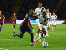 PSG osvojil Barcelono, zmagi Arsenala in Dortmunda, City in Juventus do točke v gosteh