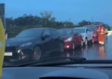 TEŽAK LANČANI SUDAR NA AUTO-PUTU KOD VELKE PLANE: U udesu učestvovalo 5 vozila, formirane velike kolone (VIDEO)
