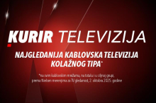 PLODOVI POSVEĆENOG RADA SU TU – Kurir televizija je treći dan zaredom najgledanija kolažna kablovska televizija