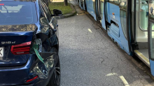 FOTO Nesreća u Zagrebu: Sudar auta i tramvaja u Branimirovoj