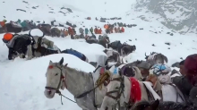 Schneesturm: Hunderte Wanderer am Mount Everest aus Schneesturm gerettet