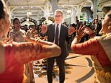 The mystery of Keir's missing dance video: Starmer has his own Theresa May-style 'Dancing Queen' moment on India trip - but No 10 conveniently avoids letting cameras in to film it!