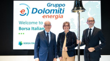 Dolomiti Energia entra a Piazza Affari con il primo green bond