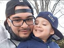 Stricken boy, 10, bravely stands-up to father's murderer in emotional court hearing