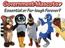 Furry fury at government wasting $250,000 on creepy mascots... as families face bankruptcy amid brutal shutdown