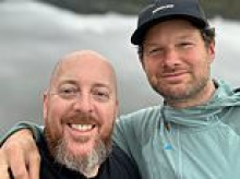 Hero canoeist tells of moment he and his pal found daredevil in-and-out of consciousness with two broken legs in lake 'after he jumped off wrong ledge'