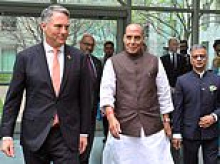 Australia and India pledge to deepen co-operation during defence meeting in Canberra
