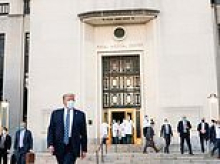 Trump returns to hospital for 'routine annual check-up' - for the second time this year