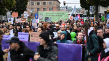 Protest: Demonstration gegen Einsparungen des Berliner Senates