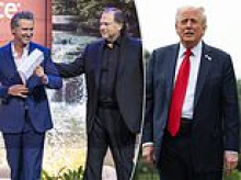 Tech billionaire and godfather to Gavin Newsom's daughter turns back on Dems and says 'Trump doing great job'