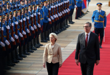 Von der Leyen Srbijo pozvala h konkretnim korakom k članstvu v EU-ju