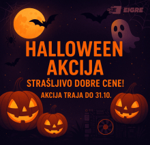 Halloween akcija na eigre.si: Strašljivo dobri popusti na tehnologijo