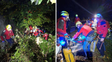 FOTO Noćna akcija HGSS-a na Pltivicama: Spašavali čovjeka koji je završio u provaliji