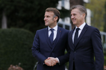 Macron na delovnem obisku v Ljubljani