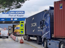 V Luki Koper odpravili težave z informacijskim sistemom in znova odprli promet za tovornjake