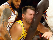 Luka Dončić je imel več kot uro dolgo terapijo