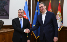 DELIMO ISTE VREDNOSTI - STABILNOST, POVERENJE I POSVEĆENOST NAPRETKU: Vučić se sastao sa ministrom finansija Azerbejdžana