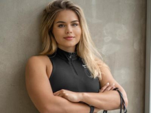 Luana Alonso, nekdanja paragvajska plavalka, je noseča