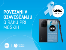 Telekom Slovenije in Xiaomi tudi letos z društvom OnkoMan v podporo zdravju moških