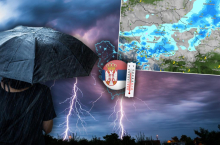 PRED NAMA PRAVI VREMENSKI ROLERKOSTER: Najnovija najava RHMZ - evo gde se sve očekuju NEPOGODE! Naoblačenje se širi tokom noći, BIĆE I SNEGA