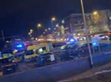 Person dies on track at Ashton-under-Lyne rail station as emergency crews respond and train services are halted