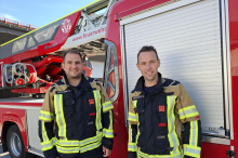Neue Führungsspitze bei Gleisdorfer Feuerwehr: „Meine Oma hat gesagt: „Burli, du wirst Feuerwehrkommandant!“
