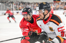 Eishockey: Österreich führte Gastgeber Deutschland vor