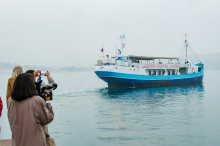 Edina potniška ladja pri nas na poti v razrez