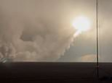 Ukraine releases footage of its new long-range Flamingo missiles - capable of reaching Moscow - being launched into Russia