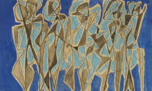 Članovi grupe EXAT 51 na aukciji kuće Artmark