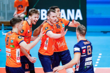 ACH Volley - Dinamo Bukarešta (1:0 v nizih)