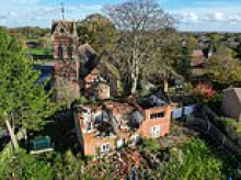 Period property reduced to rubble after it was hit by storms and a fire is on the market for £600,000