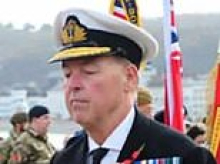 'Fake' admiral who 'took centre stage at Remembrance Sunday event while wearing phoney medals' is arrested